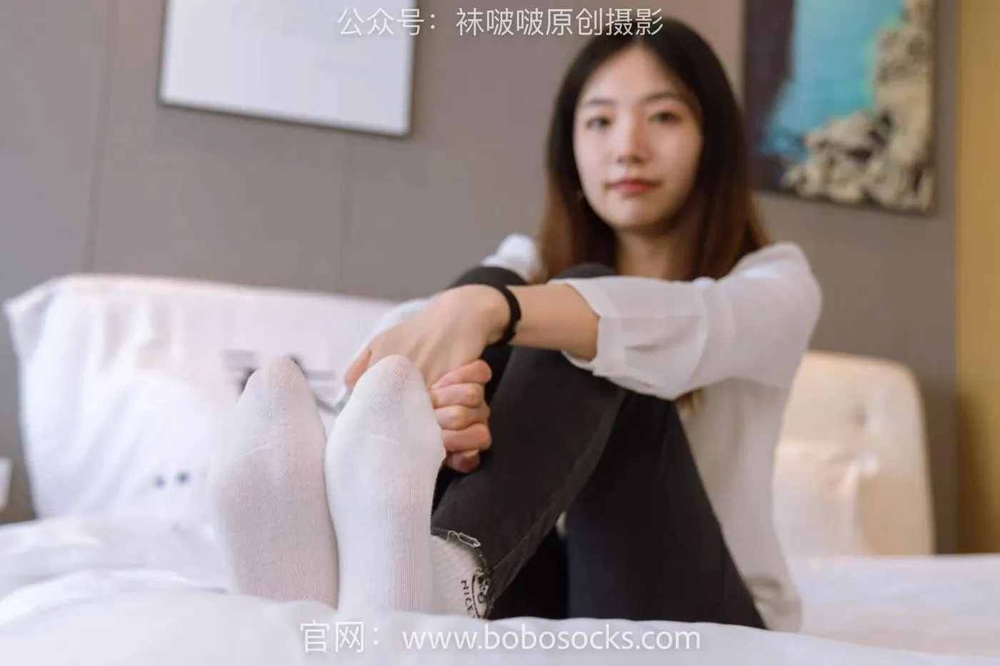 [BoBoSocks袜啵啵]NO.158 小甜豆-高跟长靴、白棉袜、裸足 [136P]插图1